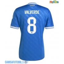 Camisa de time de futebol Real Madrid Federico Valverde #8 Replicas 3º Equipamento 2025-26 Manga Curta